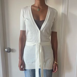 New York Company white cardigan. Size: Extra Small.